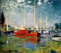 Monet, Claude Oscar - The Red Boats, Argenteuil